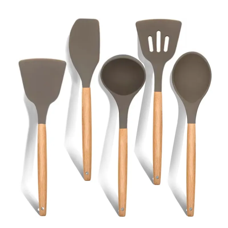Kitchen Gadgets New Products - 새 제품: 5개 세트 실리콘 식기