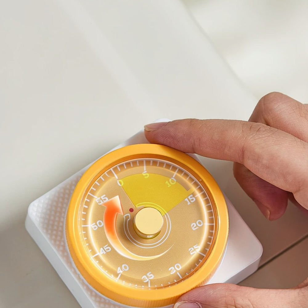 Kitchen Helper Gadgets - 수동식 기계식 주방 타이머, 자석 부착식,
