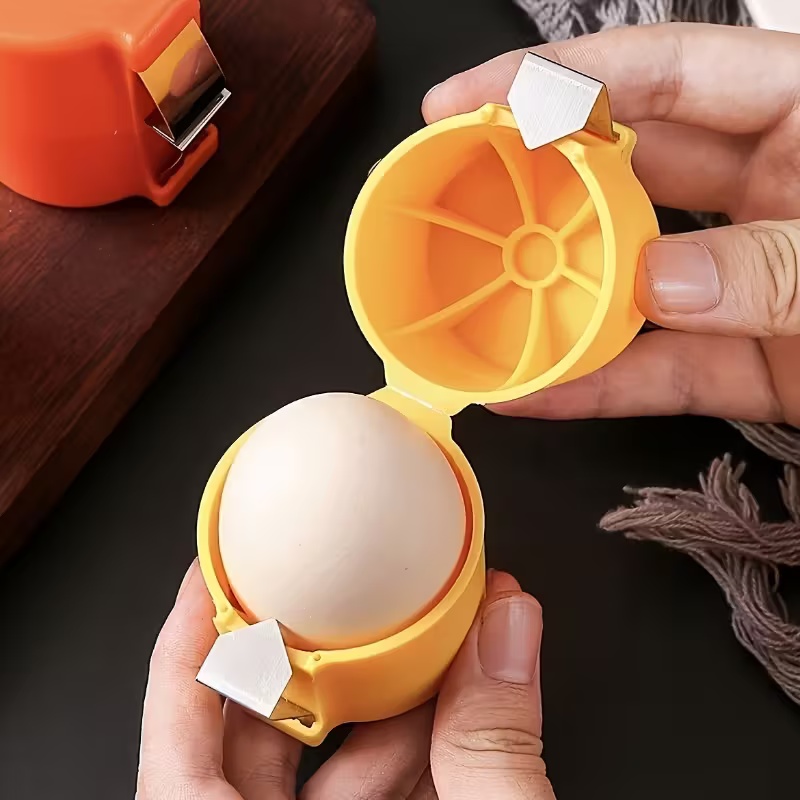 Egg Separator Tool - 2개입 계란 분리기 및 껍질 제거기