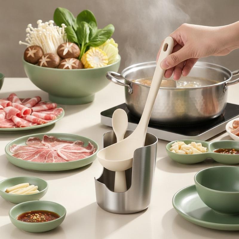 2-in-1 스테인리스 스푼 받침대 겸 냄비 뚜껑 거치 - Kitchen Gadgets Organizer 리뷰 및 가격