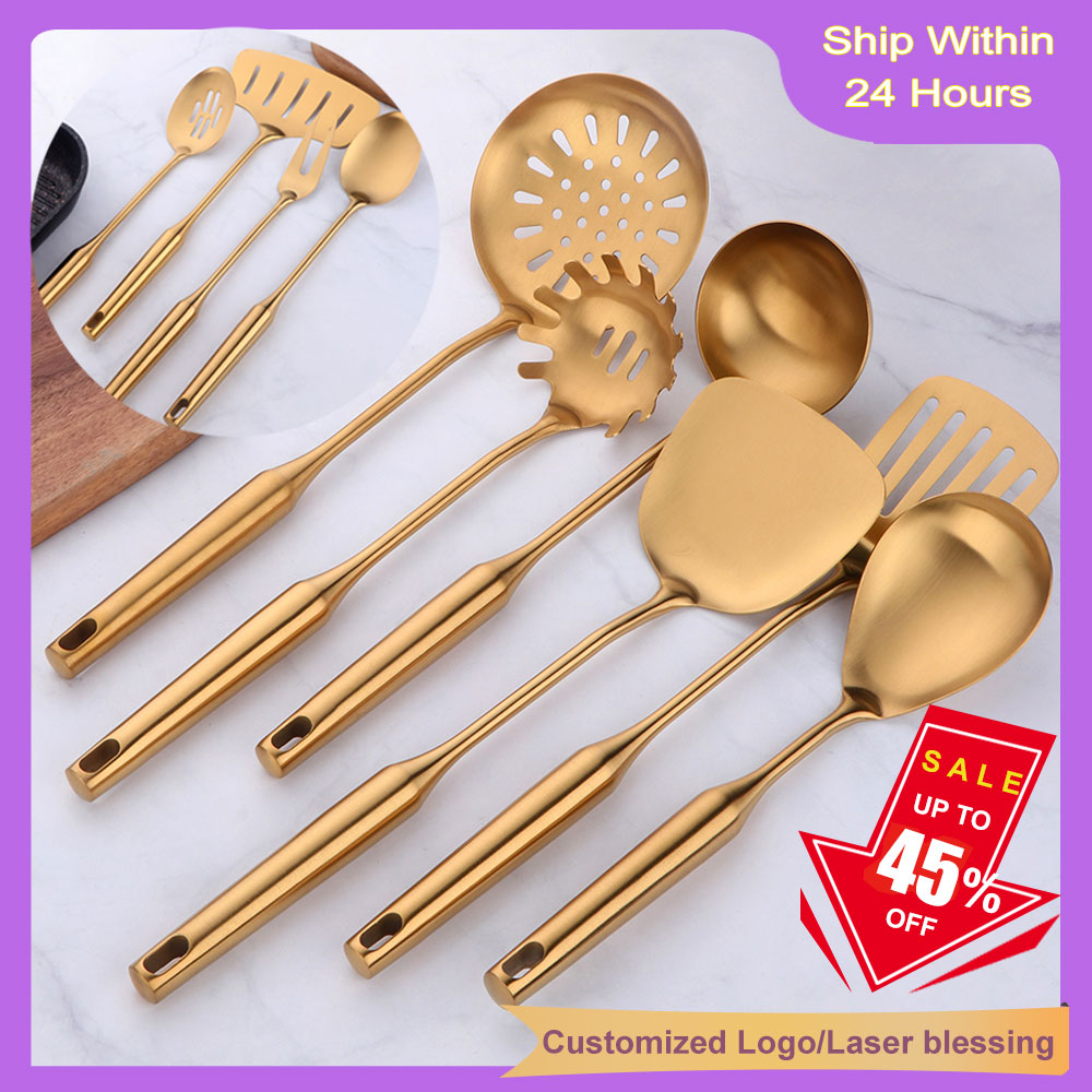 골드 조리기구 스테인레스 스틸 요리 도구 주걱 삽 뒤집 - Kitchen Gadgets Gold 리뷰 및 가격