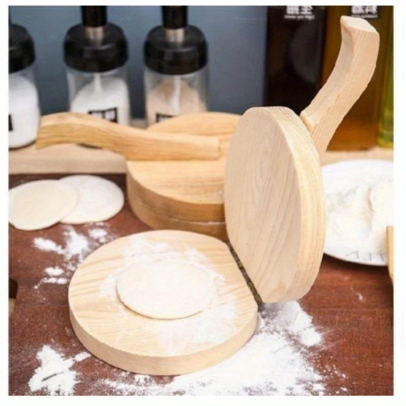 나무 재질의 수동 반죽 롤러 1개, 옥수수 또띠아 반죽 - Kitchen Gadgets Dumpling Maker 리뷰 및 가격