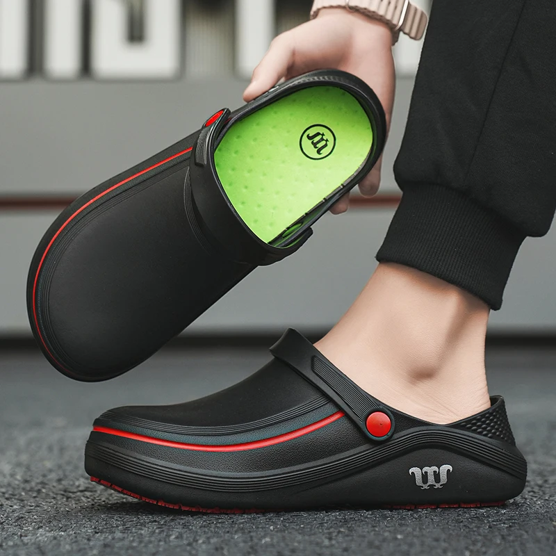 EVA 요리사 신발 경량 작업 신발 미끄럼 방지 야외  - Kitchen Gadgets For Men 리뷰 및 가격